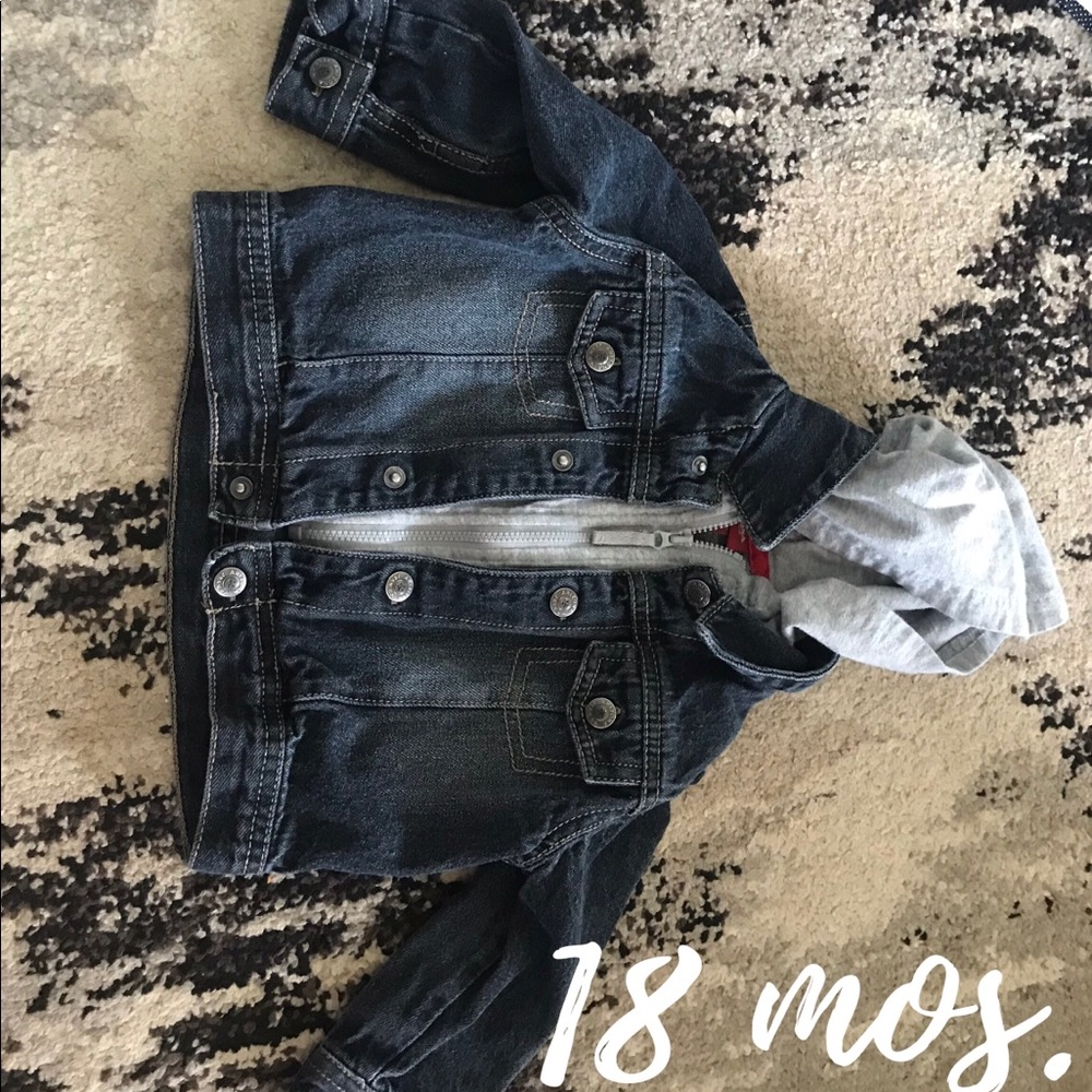 Boys size 18 months jean jacket